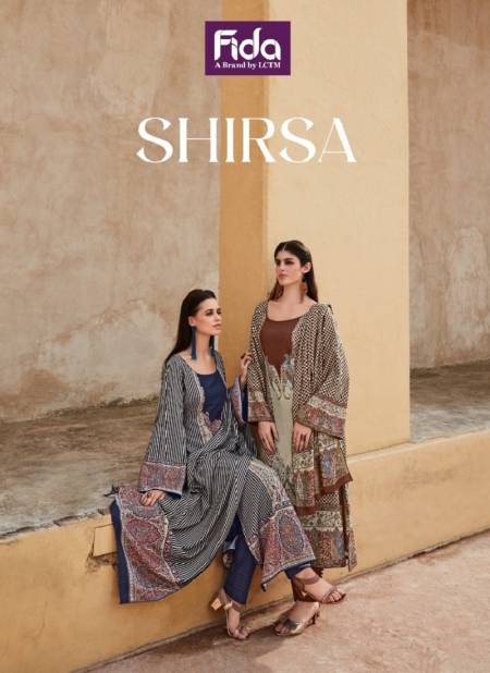 Shirsa By Fida Embroidery Cotton Dress Material Wholesale Market In Surat
 Catalog